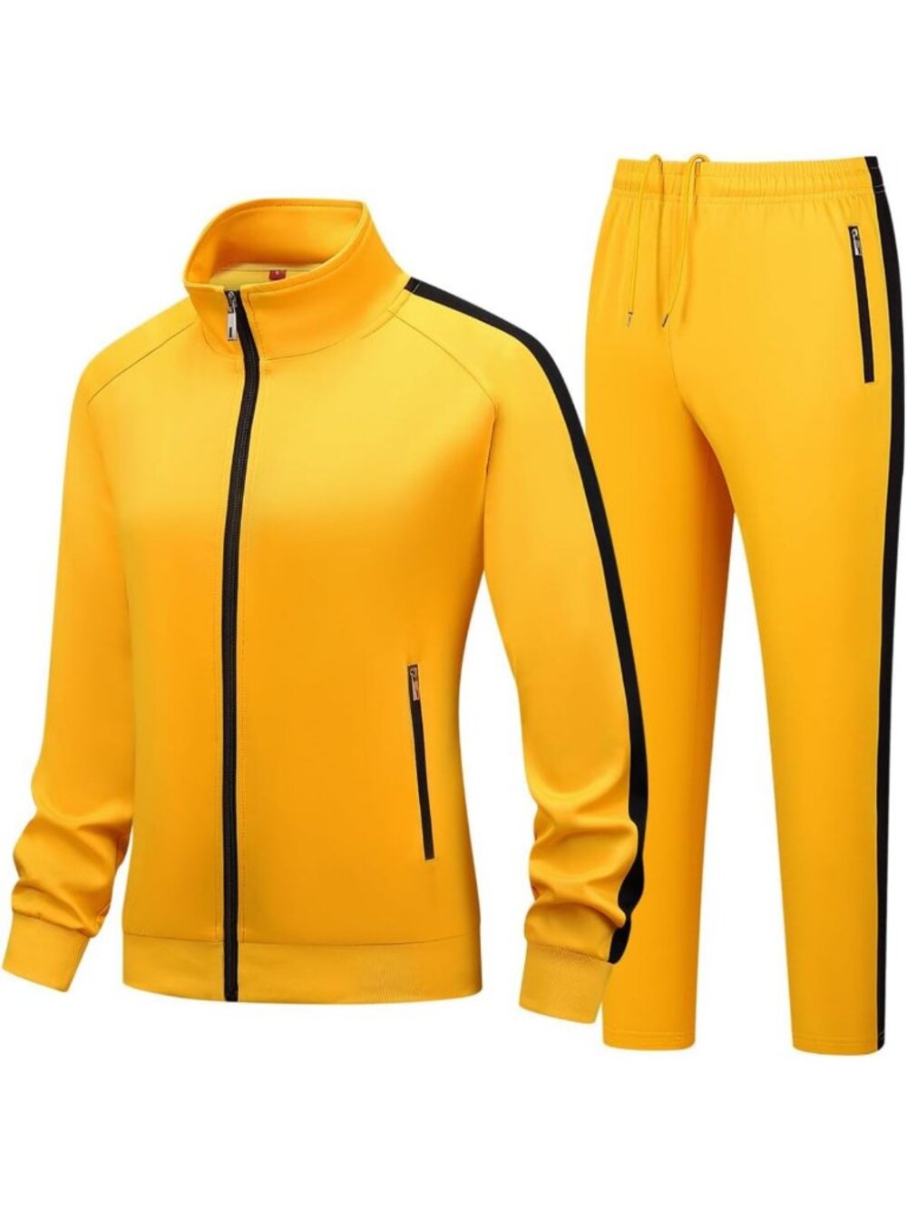 Stylish Women's 2-Piece Long Sleeve Tracksuit Set | Full Zip Athletic Sweatsuit